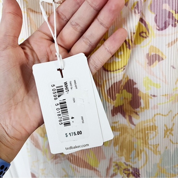 NWT Ted Baker Effi Cutout Twist Back Bodycon Dress - Size 4 - Picture 10 of 12